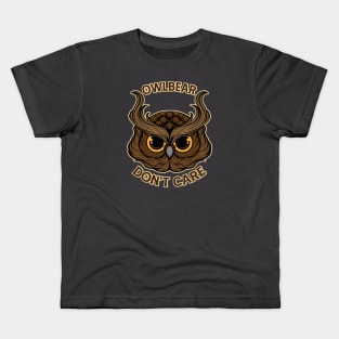 Owlbear don't care Kids T-Shirt